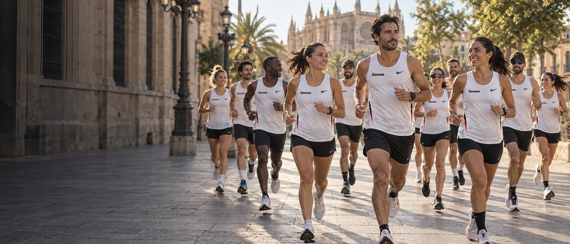 Escena ilustrativa de corredores en Palma