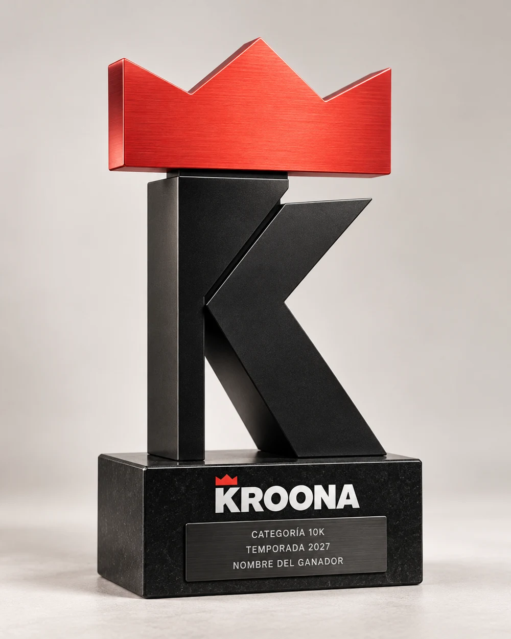 Diseño conceptual del trofeo KROONA