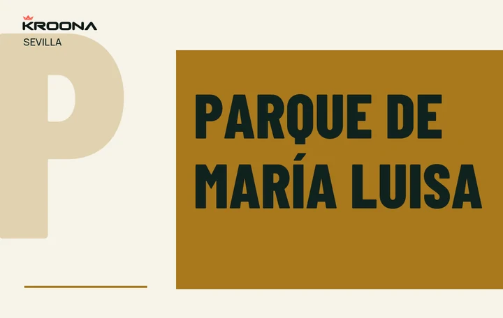 Diseño original de KROONA para Parque de María Luisa, con los colores de la prueba y composición editorial propia